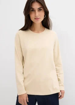 bonprix Lot de 2 T-shirts de grossesse et d’allaitement 100% coton|Femme Femme Enceinte