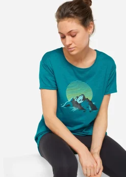 Femme bonprix Vêtements De Plein Air|Vêtements De Sport|Lot de 2 T-shirts de sport à séchage rapide