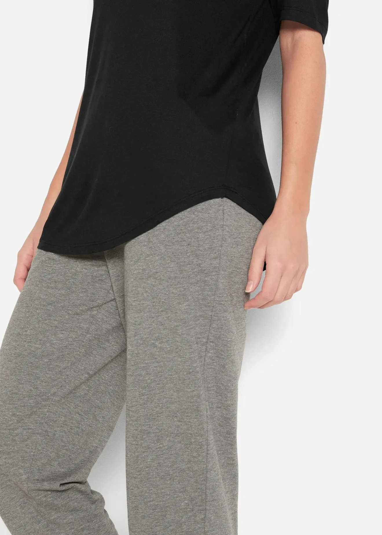 Femme bonprix Basiques|T-Shirts & Tops|Lot de 2 t-shirts en viscose doux