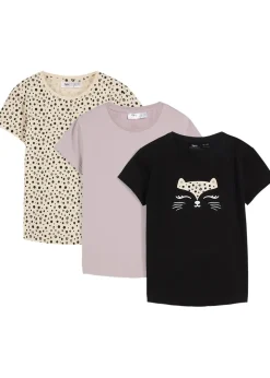 bonprix Lot de 3 T-shirts fille 100% coton|Enfant Vêtements Enfant|Filles 9-16 Ans·Lot De 2 Articles Et Plus
