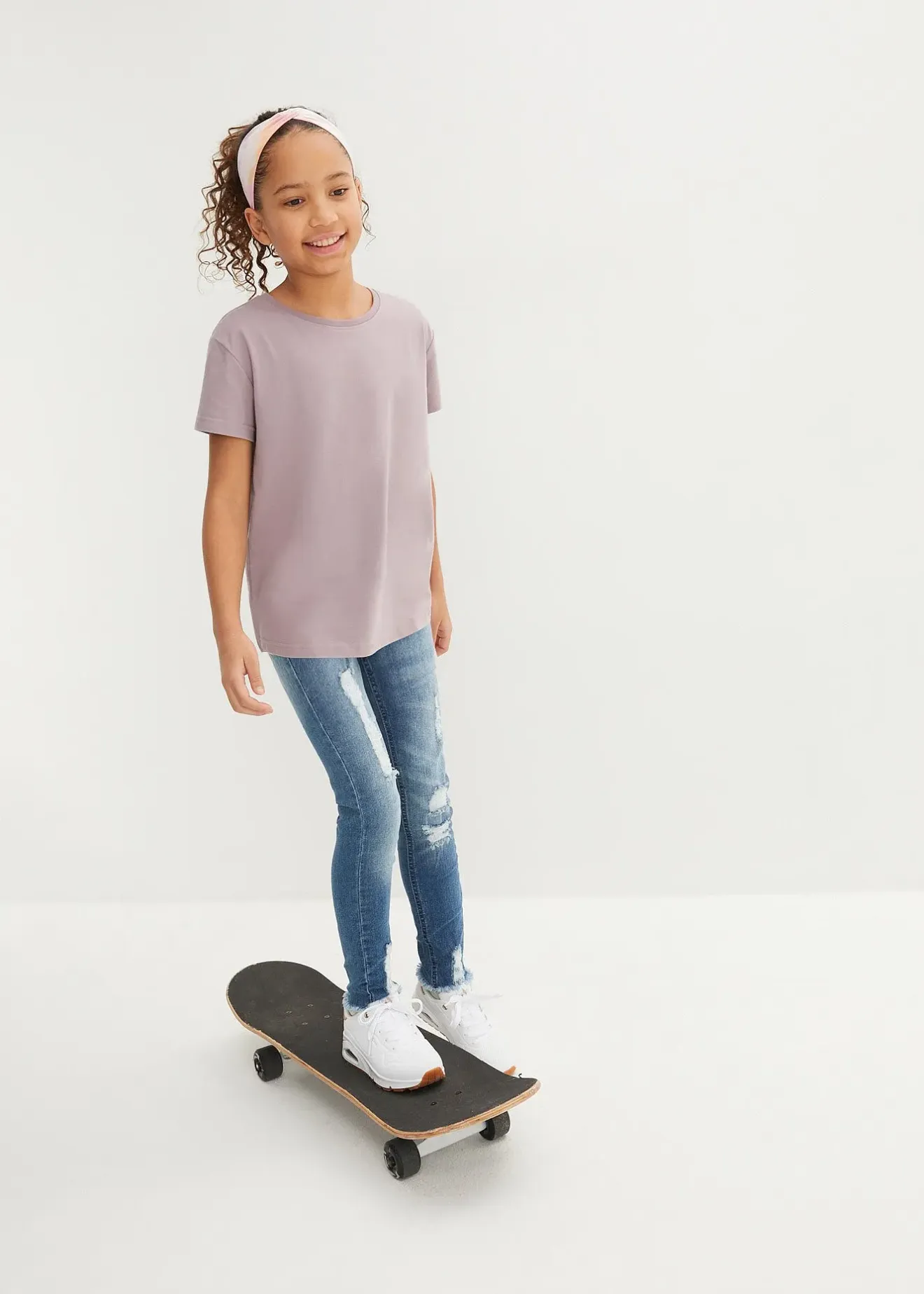 bonprix Lot de 3 T-shirts fille 100% coton|Enfant Vêtements Enfant|Filles 9-16 Ans·Lot De 2 Articles Et Plus