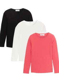 Enfant bonprix Vêtements Enfant|Filles 9-16 Ans·Lot De 2 Articles Et Plus|Lot de 3 T-shirts manches 100% coton