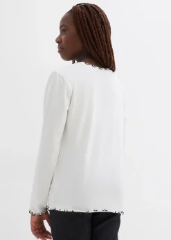 bonprix Lot de 2 T-shirts manches longues en coton extensible|Enfant Vêtements Enfant|Filles 9-16 Ans·Lot De 2 Articles Et Plus