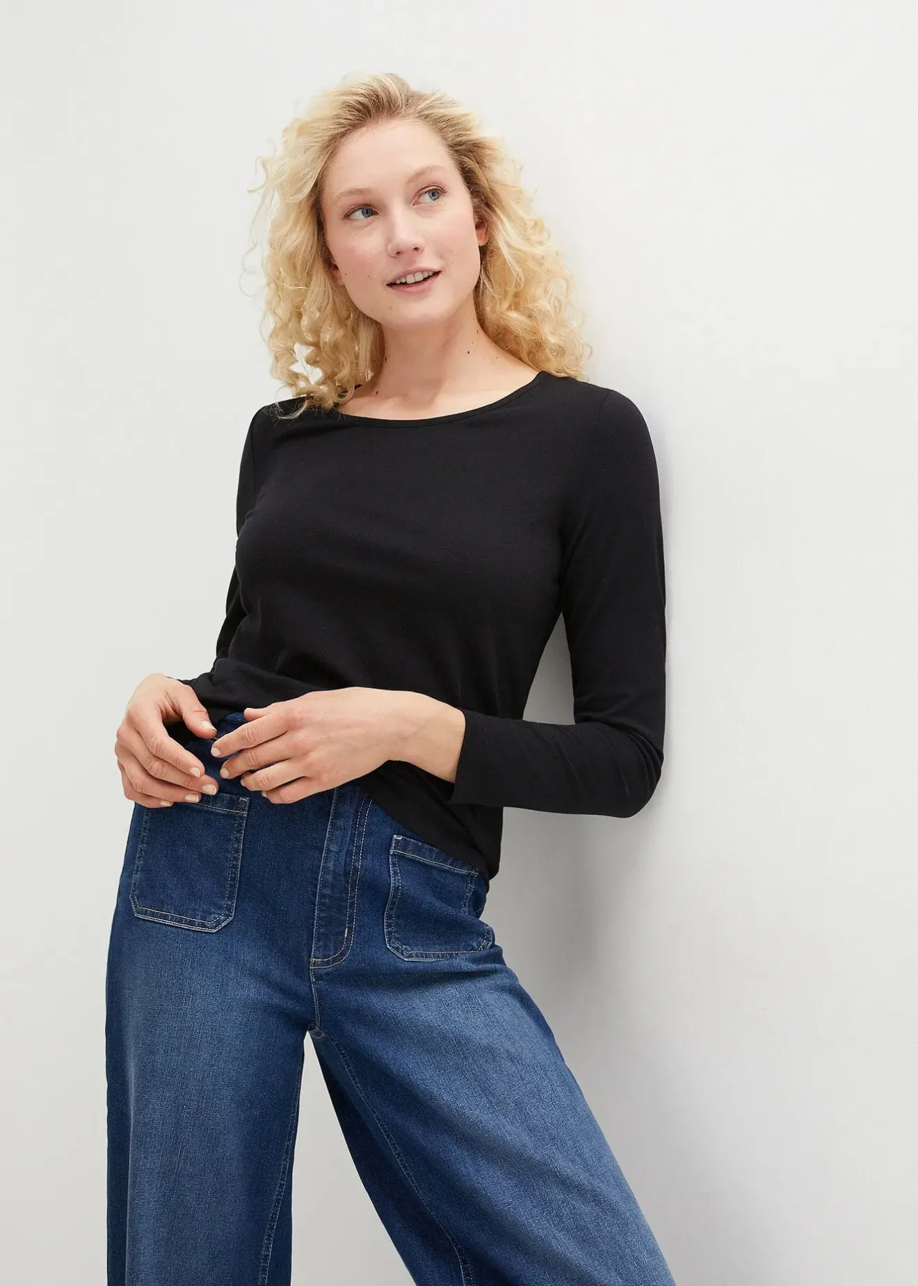 Femme bonprix Basiques|Lot de 2 T-shirts manches longues