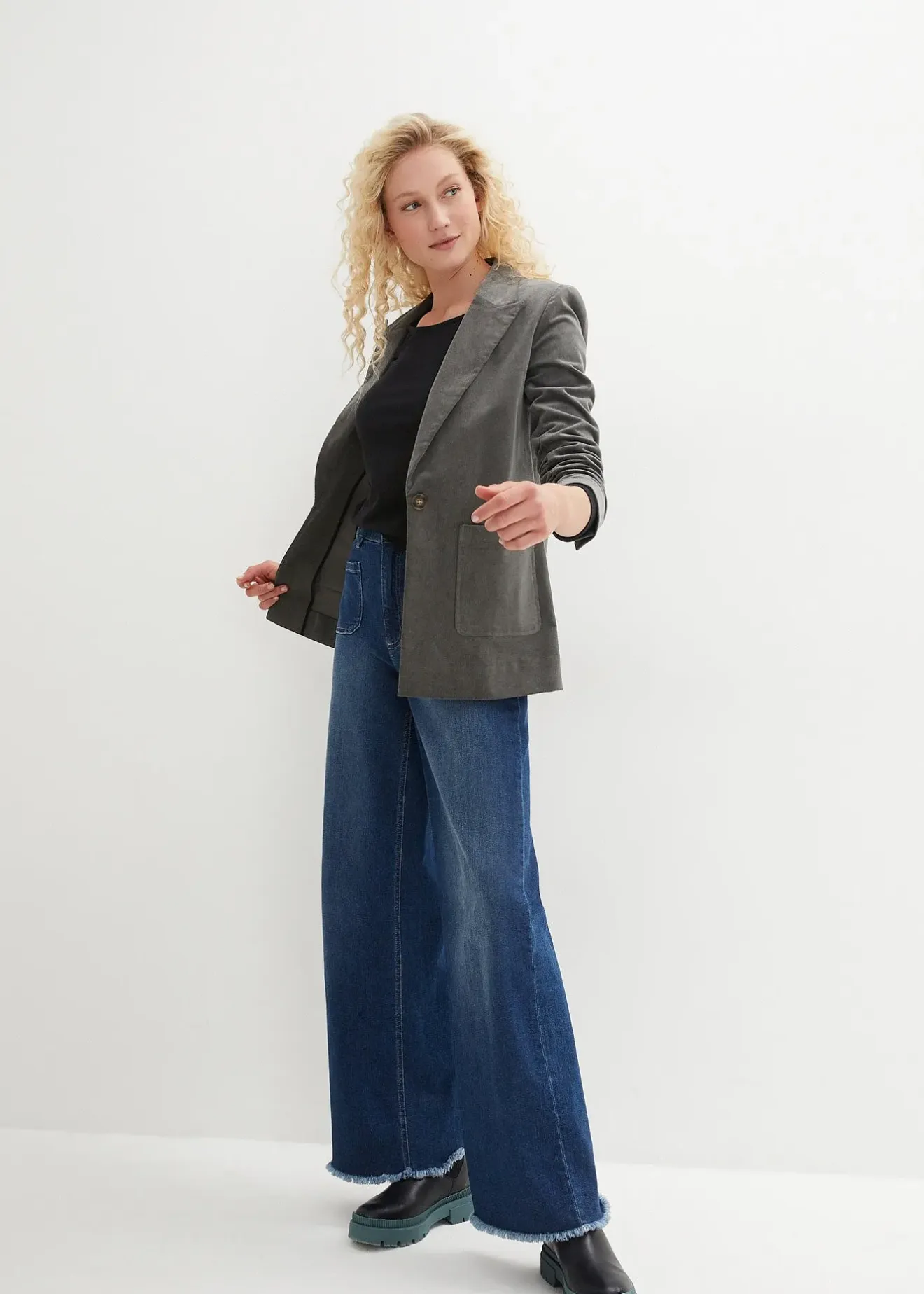 Femme bonprix Basiques|Lot de 2 T-shirts manches longues