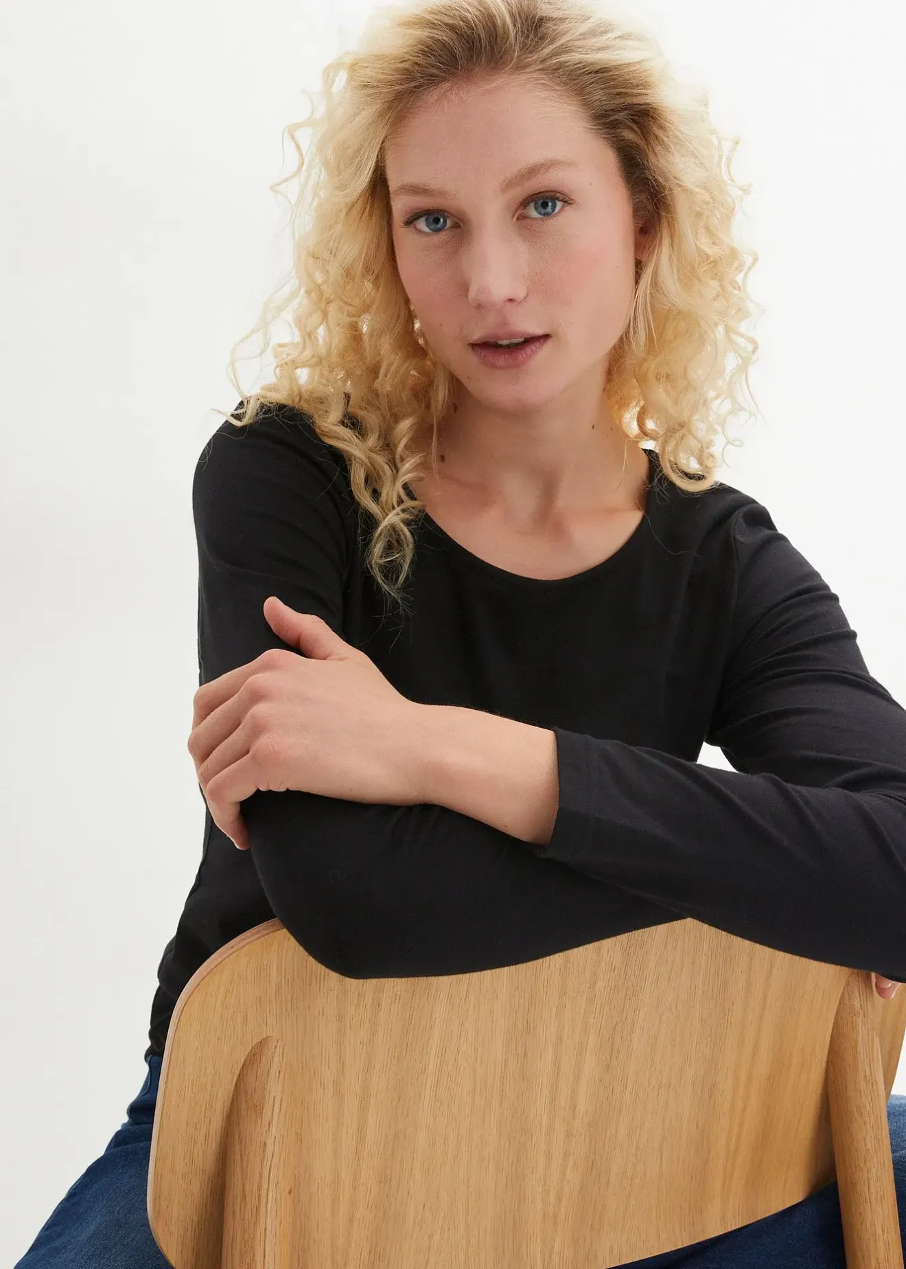 Femme bonprix Basiques|Lot de 2 T-shirts manches longues