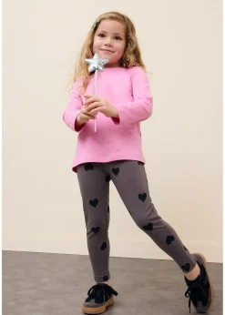 bonprix Lot de 3 T-shirts manches longues en coton extensible|Enfant Vêtements Enfant|Filles 2-8 Ans·Lot De 2 Articles Et Plus