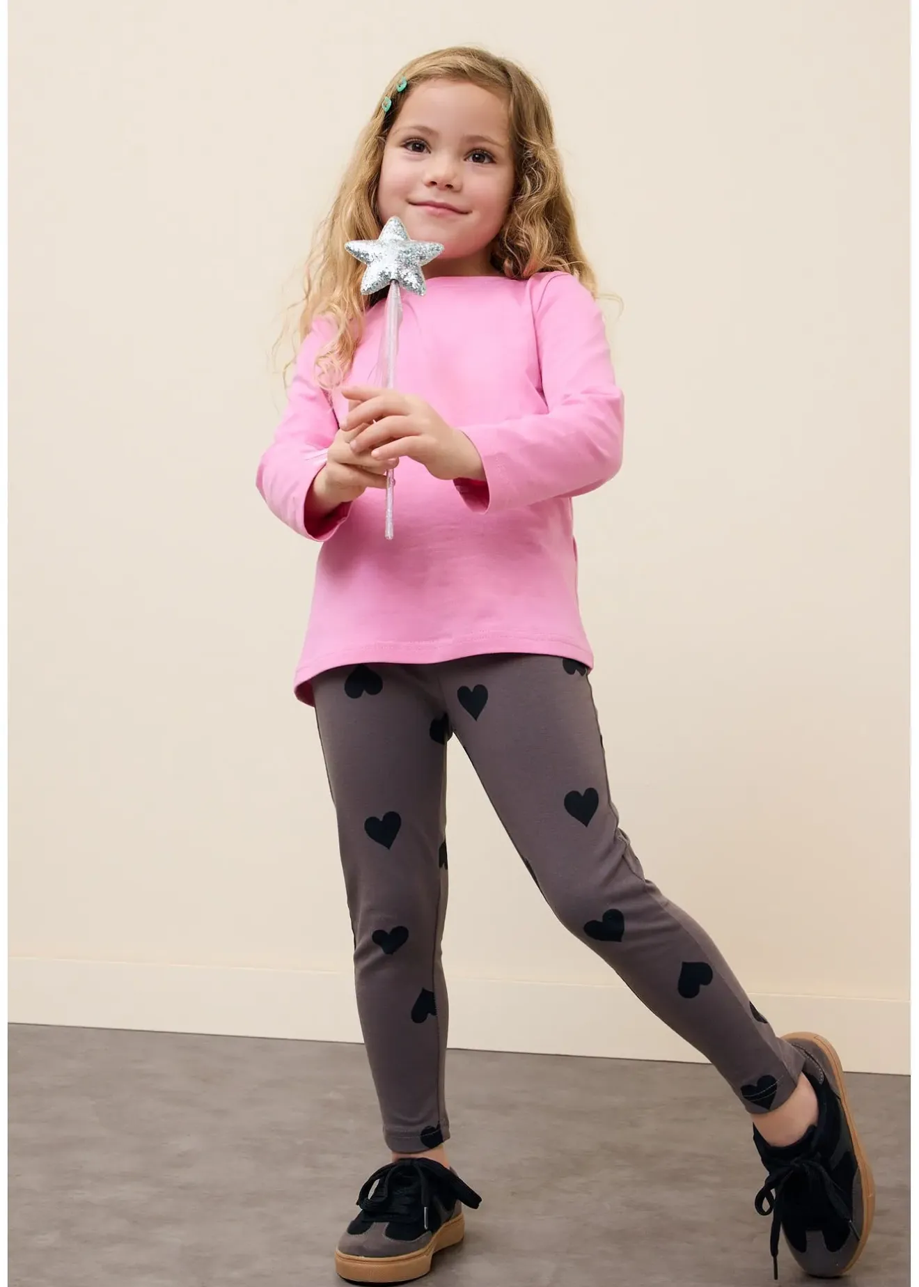 bonprix Lot de 3 T-shirts manches longues en coton extensible|Enfant Vêtements Enfant|Filles 2-8 Ans·Lot De 2 Articles Et Plus