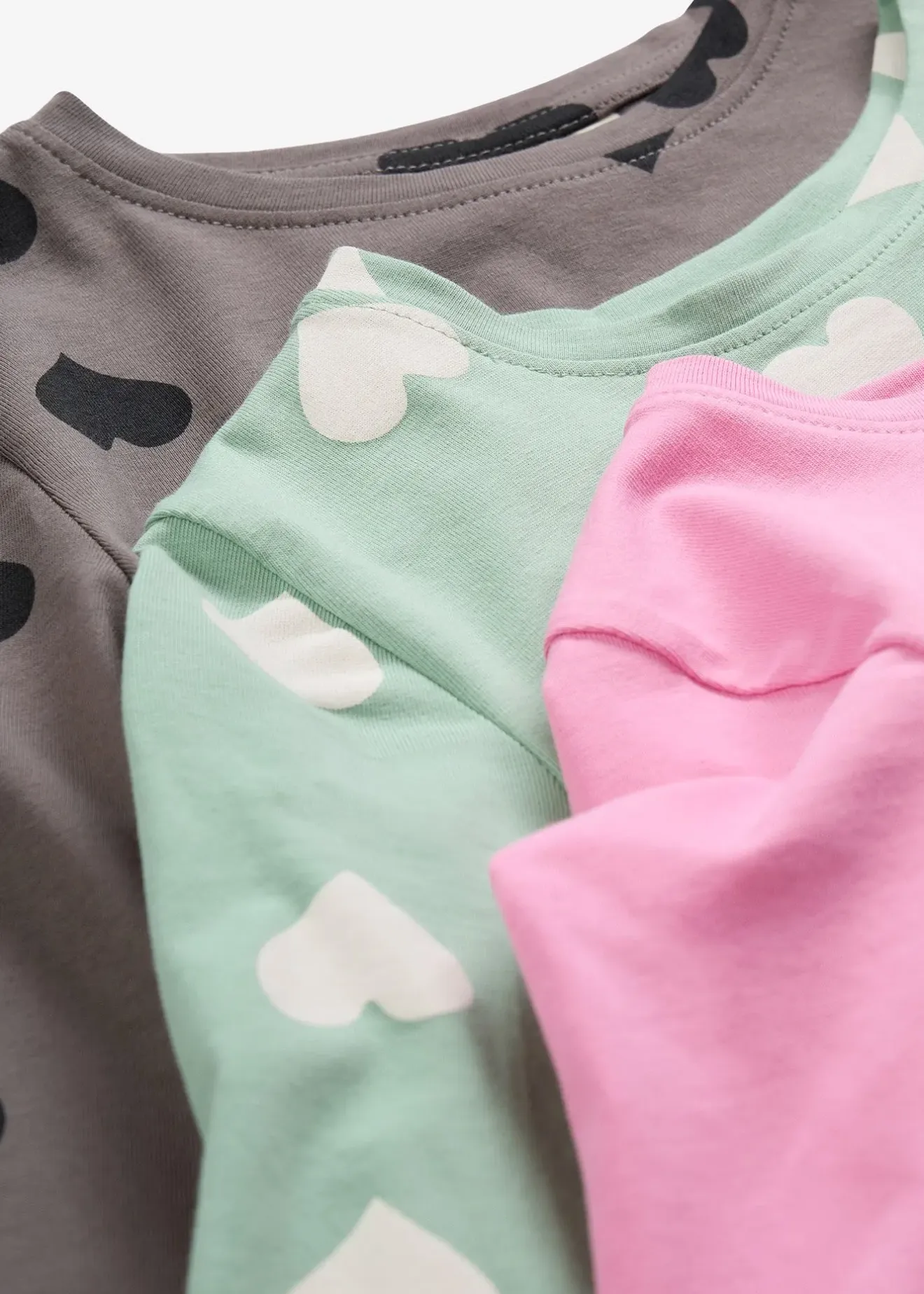 bonprix Lot de 3 T-shirts manches longues en coton extensible|Enfant Vêtements Enfant|Filles 2-8 Ans·Lot De 2 Articles Et Plus