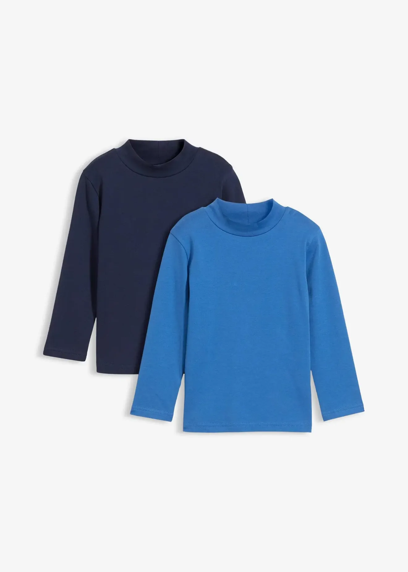Enfant bonprix Vêtements Enfant|Garçons 2-8 Ans·Lots De 2 Articles Et Plus|Lot de 2 T-shirts manches longues col montant, 100% coton