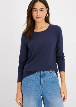 bonprix Lot de 2 T-shirts manches longues|Femme Basiques