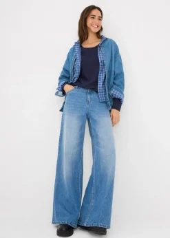 bonprix Lot de 2 T-shirts manches longues|Femme Basiques