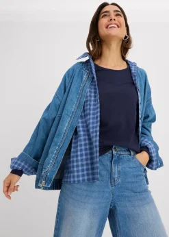 bonprix Lot de 2 T-shirts manches longues|Femme Basiques