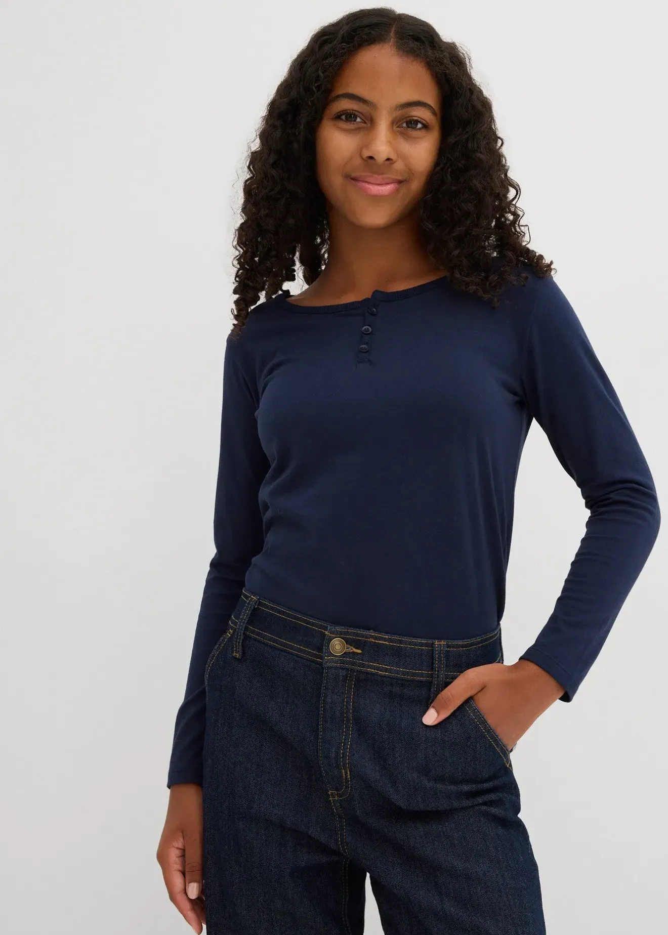 bonprix Lot de 2 T-shirts manches longues|Enfant Filles 9-16 Ans·Lot De 2 Articles Et Plus|Filles 9-16 Ans·T-Shirts & Chemisiers