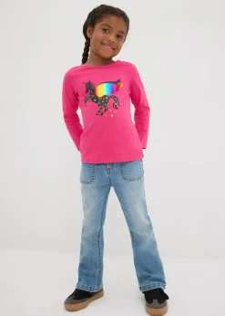 Enfant bonprix Vêtements Enfant|Filles 2-8 Ans·Lot De 2 Articles Et Plus|Lot de 2 T-shirts manches longues 100% coton