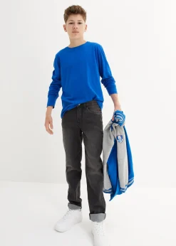 Enfant bonprix Vêtements Enfant|Garçons 9-16 Ans·Lots De 2 Articles Et Plus|Lot de 3 T-shirts manches longues coton