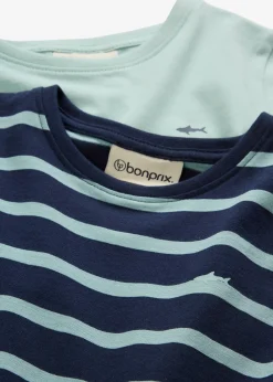 Enfant bonprix Vêtements Enfant|Garçons 2-8 Ans·Lots De 2 Articles Et Plus|Lot de 2 T-shirts manches longues 100% coton