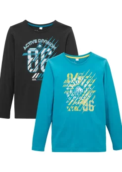 Enfant bonprix Vêtements Enfant|Garçons 9-16 Ans·Lots De 2 Articles Et Plus|Lot de 2 T-shirts manches longues