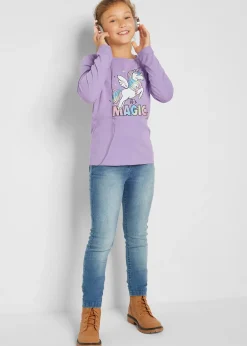 bonprix Lot de 2 T-shirts manches longues fille 100% coton|Enfant Vêtements Enfant|Filles 2-8 Ans·Lot De 2 Articles Et Plus