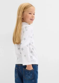 bonprix Lot de 2 T-shirts manches longues en coton extensible|Enfant Vêtements Enfant|Filles 2-8 Ans·Lot De 2 Articles Et Plus