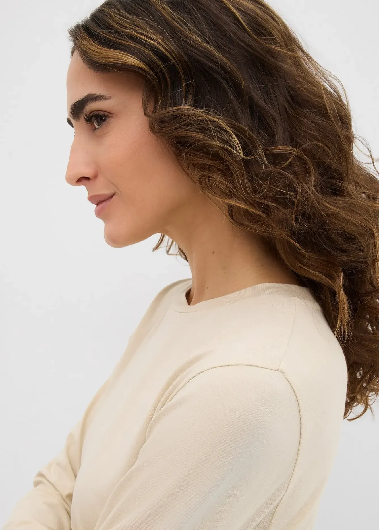 bonprix Lot de 2 T-shirts manches longues slim|Femme Basiques|T-Shirts & Tops