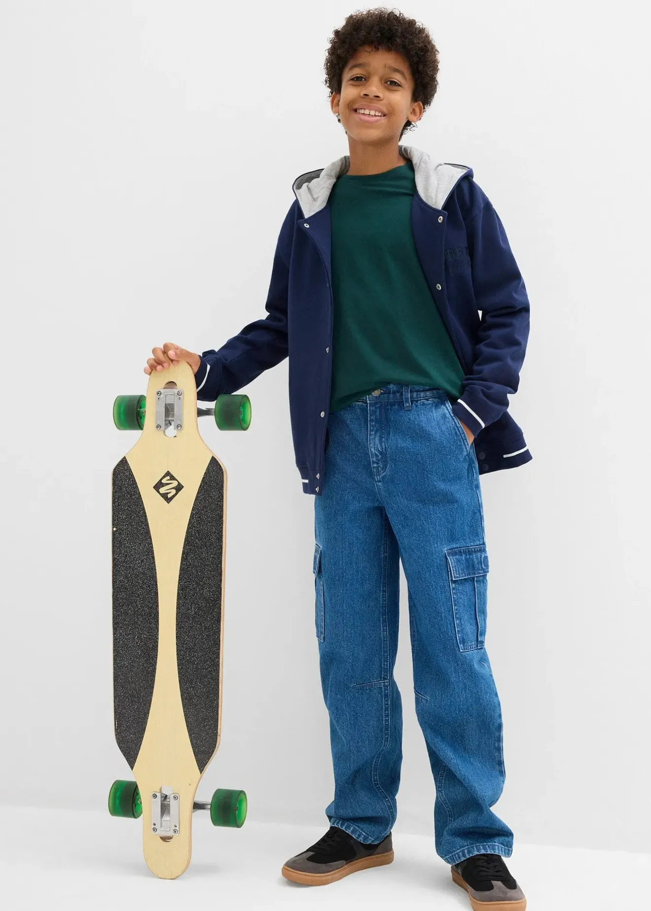 bonprix Lot de 3 T-shirts manches longues coton|Enfant Vêtements Enfant|Garçons 9-16 Ans·Lots De 2 Articles Et Plus