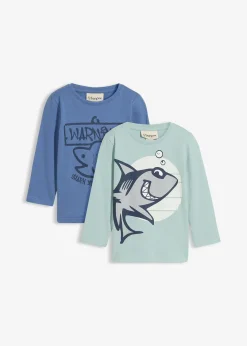 Enfant bonprix Vêtements Enfant|Garçons 2-8 Ans·Lots De 2 Articles Et Plus|Lot de 2 T-shirts manches longues 100% coton