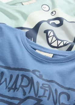 Enfant bonprix Vêtements Enfant|Garçons 2-8 Ans·Lots De 2 Articles Et Plus|Lot de 2 T-shirts manches longues 100% coton