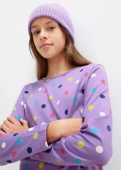 bonprix Lot de 3 T-shirts manches longues 100% coton|Enfant Vêtements Enfant|Filles 2-8 Ans·Lot De 2 Articles Et Plus