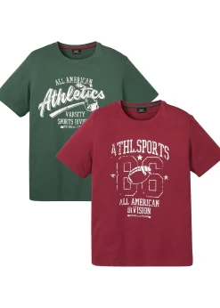 bonprix Lot de 2 T-shirts regular|Homme T-Shirts & Polos