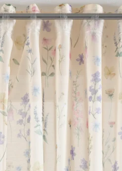 bonprix Lot de 2 voilages à l'imprimé floral| Salon·Rideaux & Voilages|Voilages