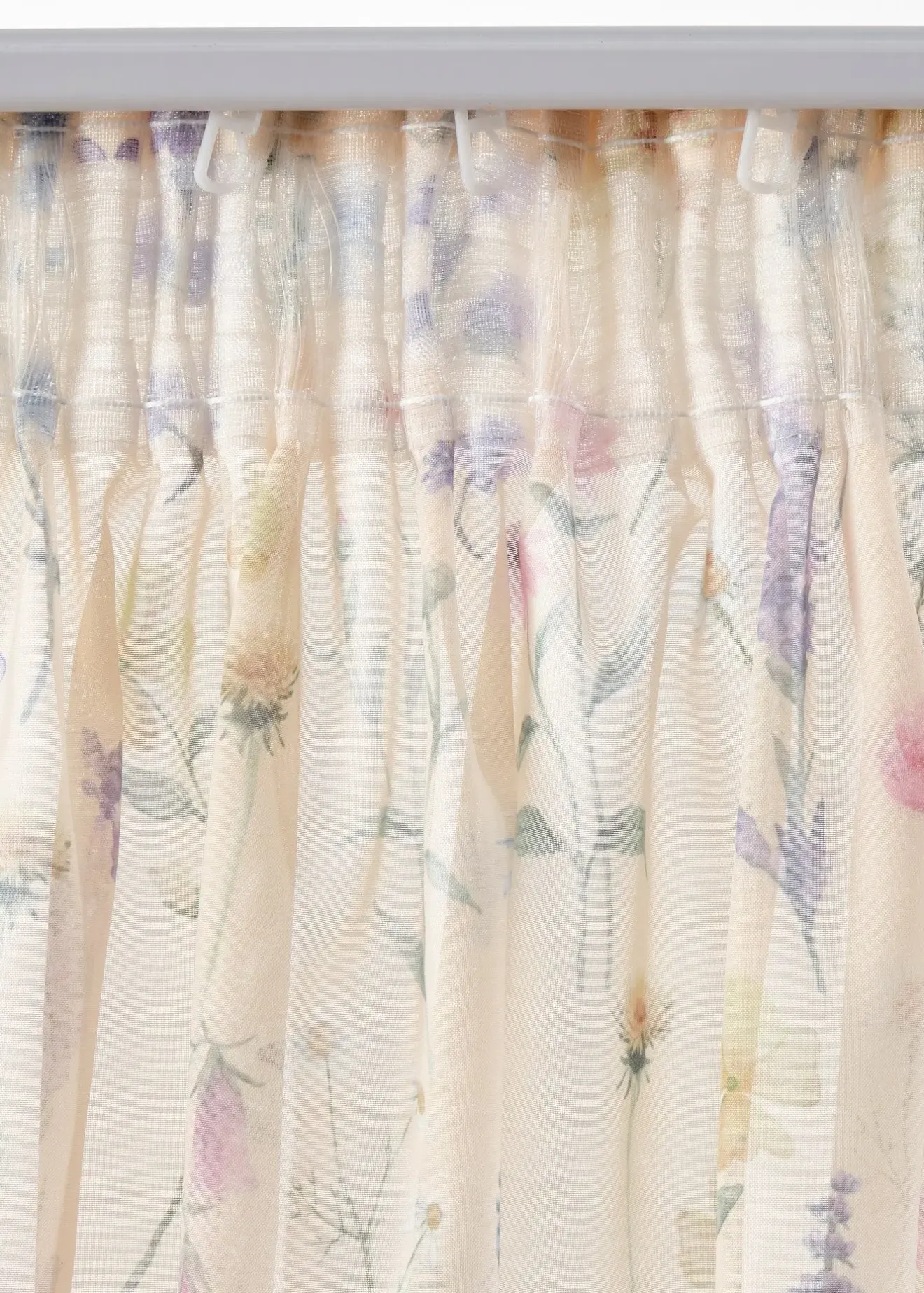 bonprix Lot de 2 voilages à l'imprimé floral| Salon·Rideaux & Voilages|Voilages