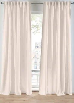 bonprix Lot de 2 voilages en polyester recyclé| Salon·Rideaux & Voilages|Voilages