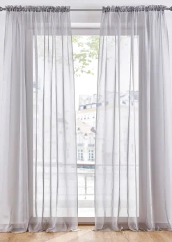 bonprix Lot de 2 voilages en tissu léger avec coulisse passe-tringle| Salle À Manger·Voilages & Stores Bateaux|Salon·Rideaux & Voilages