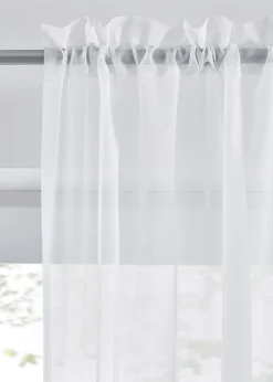 bonprix Salle À Manger·Voilages & Stores Bateaux|Salon·Rideaux & Voilages|Lot de 2 voilages en tissu léger avec coulisse passe-tringle