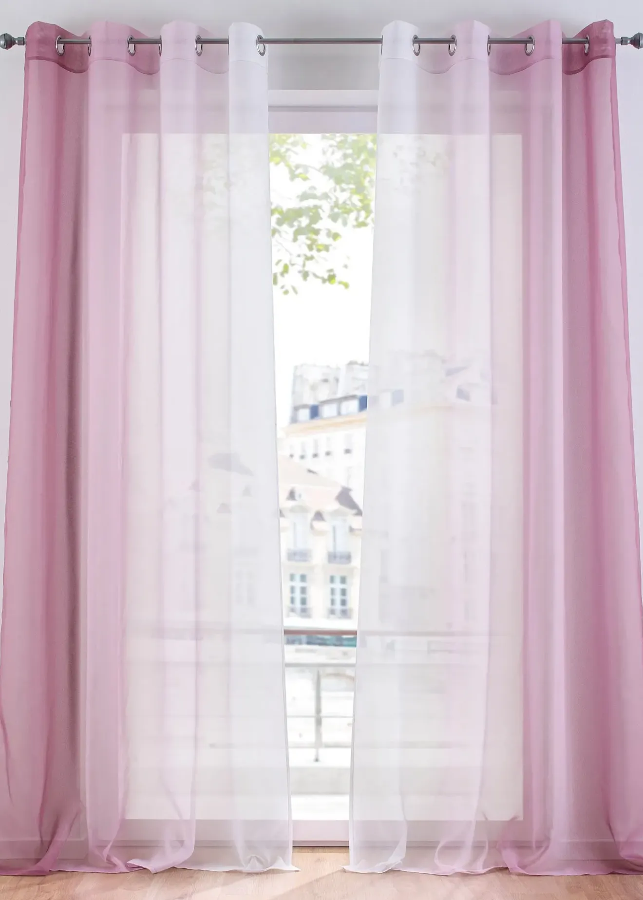 bonprix Salle À Manger·Voilages & Stores Bateaux|Salon·Rideaux & Voilages|Lot de 2 voilages en tissu léger, aussi en XXL