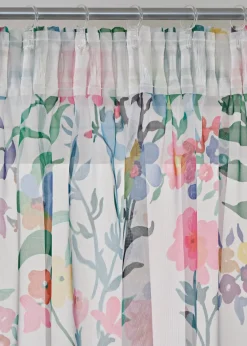 bonprix Salon·Rideaux & Voilages|Voilages|Lot de 2 voilages imprimé floral incl. embrasse