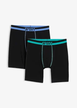 bonprix Lot de 2 boxers longs et doux|Homme Caleçons|Sous-Vêtements