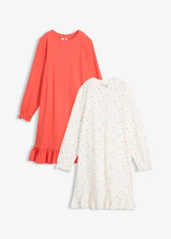 Enfant bonprix Vêtements Enfant|Lot De 2 Articles Et Plus|Lot de 2 chemises de nuit en coton doux