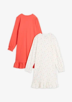 Enfant bonprix Vêtements Enfant|Lot De 2 Articles Et Plus|Lot de 2 chemises de nuit en coton doux