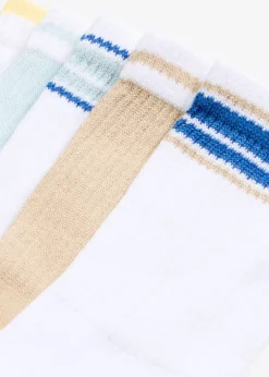 Femme bonprix Lot De 2 Articles Et Plus|Garçons·Collants|Lot de 5 paires de chaussettes de sport