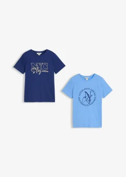 Enfant bonprix Vêtements Enfant|Garçons 9-16 Ans·T-Shirts|Lot de 2 T-shirts 100% coton