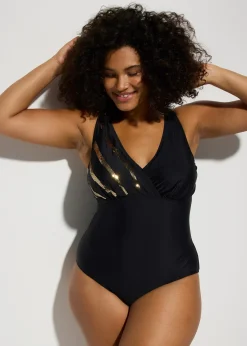 Femme bonprix Maillots 1 Pièce|Maillot 1 pièce à sequins