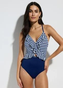 Femme bonprix Maillots 1 Pièce|Maillot 1 pièce à volants