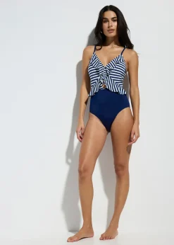 Femme bonprix Maillots 1 Pièce|Maillot 1 pièce à volants