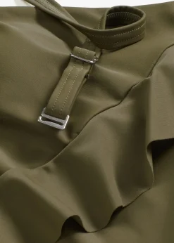 bonprix Maillot 1 pièce asymétrique à bretelle amovible|Femme Maillots 1 Pièce