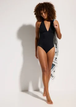 Femme bonprix Maillots 1 Pièce|Maillot 1 pièce dos nu, décolleté V plongeant