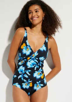 bonprix Maillot 1 pièce, effet croisé|Femme Maillots 1 Pièce