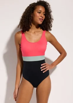 Femme bonprix Maillots De Bain Sport|Maillots 1 Pièce|Maillot 1 pièce séchage rapide, color-block