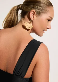 Femme bonprix Maillots De Bain Gainants|Maillots 1 Pièce|Maillot 1 pièce sculptant à bretelles larges, maintien modéré